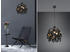 Meine Wunschleuchte Ausgefallene LED Pendelleuchte Lampenschirm Ø38cm Blätter Design Schwarz Gold