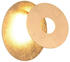 Trio LED Wandleuchte Gold schwenkbar Ø 18cm