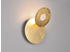 Trio LED Wandleuchte Gold schwenkbar Ø 18cm