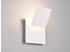 Trio LED Wandleuchte Weiß viereckig Höhe 18cm