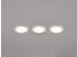 Trio 3er Set LED Einbaustrahler flach Ø 8cm Farbwechsel Fernbedienung dimmbar Weiß