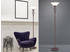 Meine Wunschleuchte Landhausstil Stehlampe Rostoptik mit Glaslampenschirm & LED stufenweise dimmbar