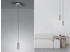 Meine Wunschleuchte LED Pendelleuchte für Wohnzimmer, Schlafzimmer, Küche & Flur, Metall Silber matt