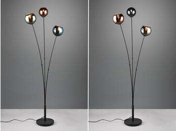 Meine Wunschleuchte Außergewöhnliche LED Stehlampe 3-flammig Wohnzimmer Ecke hinter Sofa Couch bunt