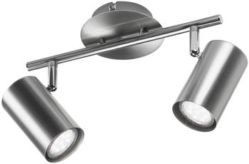 Meine Wunschleuchte LED Deckenstrahler Silber matt Spot schwenkbar GU10 Wandleuchten Schlafzimmer