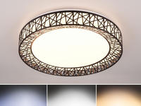 REALITY Leuchten LED Deckenleuchte "CLUSTER, LED Deckenlampe 40W 4300 Lumen CCT