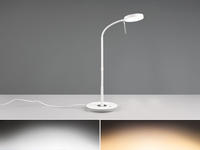 TRIO Leuchten LED Tischleuchte "MONZA, Tischlampe mit Sensordimmer Lichtfarbe