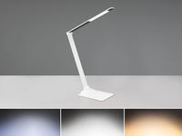 TRIO Leuchten LED Schreibtischlampe "TRAVIS, LED Leselampe 6,5W 650 Lumen CCT