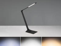 TRIO Leuchten LED Schreibtischlampe "TRAVIS, LED Leselampe 6,5W 650 Lumen CCT