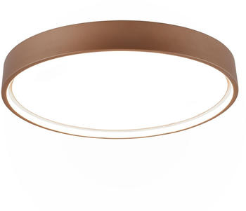Trio LED Deckenleuchte Coffee matt, Ø 45cm – Trio LED Deckenleuchte Coffee matt, Ø 45cm – zeitlose Lichtgestaltung in dezenter Form
