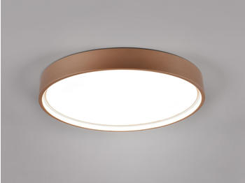 Trio LED Deckenleuchte Coffee matt, Ø 45cm – Effiziente Beleuchtungslösung für trockene Wohnbereiche