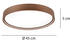 Trio LED Deckenleuchte Coffee matt, Ø 45cm