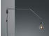 Meine Wunschleuchte Große hängende LED Wandlampe mit Kabel langem Schwenkarm Teleskoparm und Stecker