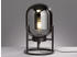 Meine Wunschleuchte LED Tischlampe Industrial Design mit Rauchglas - ausgefallene Nachttischlampe