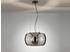 Meine Wunschleuchte LED Pendelleuchte 3flammig rund mit Lampenschirm Rauchglas 40cm Industrial Style