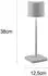 Trio Tischleuchte FERNANDEZ 38cm Grau