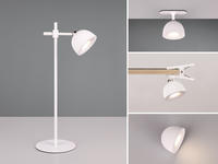 REALITY Leuchten LED Tischleuchte "MAXIMA" LED-Board 1 Stk. Warmwei&szlig; kabellose Akku