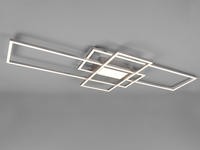 Gro&szlig;e Led Deckenleuchte Canta Dimmbar Silber, Breite 105cm