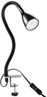 B.K.Licht LED Klemmleuchte "Sirius" GU10 Warmwei&szlig; 3-stufig, dimmbar, flexibler