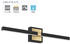 Eglo 900928 PEGUERA LED Wand-/Deckenleuchte 11W Schwarz Messing-Gebürstet Weiss Warmweiss IP44