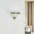 Lindby Wandleuchte Irimia aus Glas, altmessing