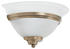 Lindby Wandleuchte Irimia aus Glas, altmessing