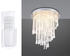 Meine Wunschleuchte LED Kristall Deckenleuchte Ø 45cm, ausgefallene Lampe für Wohnzimmer & Galerie