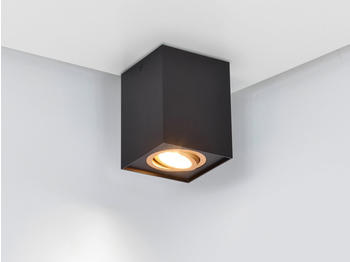 Meine Wunschleuchte LED Deckenstrahler Aufbauspot dimmbar Schwarz - Gold K&uuml;chenlampen &uuml;ber Kochinsel