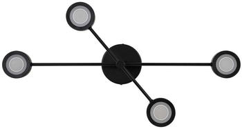 Nordlux Clyde Flex 4 Deckenleuchte Black