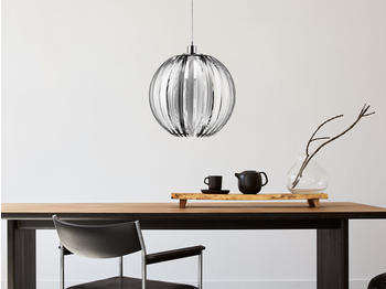 Meine Wunschleuchte LED Kugel Pendelleuchte Ø40cm Acryl Lamellen, Esszimmerlampe hängend Wohnzimmer