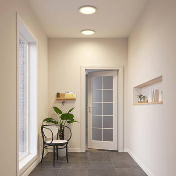 PRIOS Aureka LED-Deckenlampe, Einbau, 33 cm