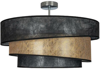Lindby Ayvira Deckenleuchte, schwarz, gold