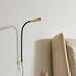 Lindby Flexola LED-Leselampe, gold, Kopf rund