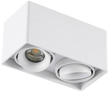 Arcchio Kubika Downlight GU10, 2-flammig, weiß