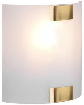 Meine Wunschleuchte LED Wandlampe mit Lampenschirm Glas, flach, 212700LM104