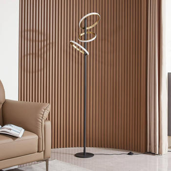 Lucande Madu LED-Stehleuchte, ringförmige Elemente, 4.000 K