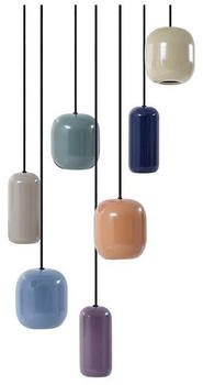 Lucande Narion 7 Cluster Pendelleuchte Multi