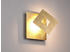 Trio LED Wandleuchte Gold schwenkbar, Höhe 18cm
