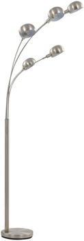 vidaXL Stehlampe 200cm 5xE14 Silbern 282417