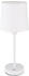 Globo LED-Akku-Tischlampe Lunki, weiß, Höhe 35 cm, Stoff, CCT