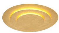 GLOBO LIGHTING LED Deckenleuchte "HEDA" LED-Modul 1 Stk. Warmwei&szlig; Deckenlampe,