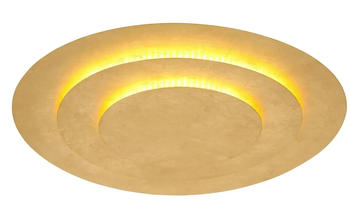 Globo LED-Deckenleuchte Heda, Ø 49 cm, goldfarben, Metall