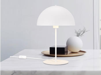 Meine Wunschleuchte Gro&szlig;e LED Tischleuchte H&ouml;he 45cm Pilzlampe Wei&szlig; f&uuml;r Wohnzimmer & Schlafzimmer