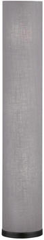 Fischer & Honsel Stehleuchte, Thor sandschwarzStoffschirm grau Leinen, weiß H: 110 cm D: 19 cm 3x E14 max. 25W exkl. lm.