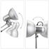 Relaxdays Schreibtischlampe Retro, verstellbare Gelenkarmlampe, E27 Metall, silber, 54 x 15 x 25 cm