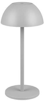 Trio Tischleuchte RICARDO LED AKKU D13.5 H30cm grau
