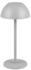 Trio Tischleuchte RICARDO LED AKKU D13.5 H30cm grau