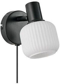 Nordlux Wandleuchte Milford Mini in Schwarz E14 schwarz