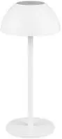 REALITY Leuchten LED-Tischleuchte ⌀13,50cm Kunststoff Wei&szlig; Matt