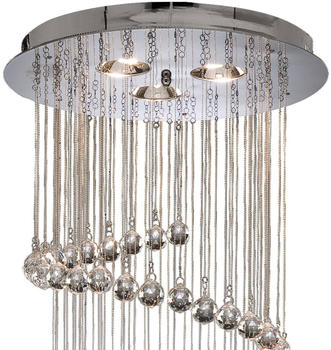 Searchlight Hängeleuchte Hallway, eine Kristallkette, 80cm – Hochwertige Materialien und modernes Design